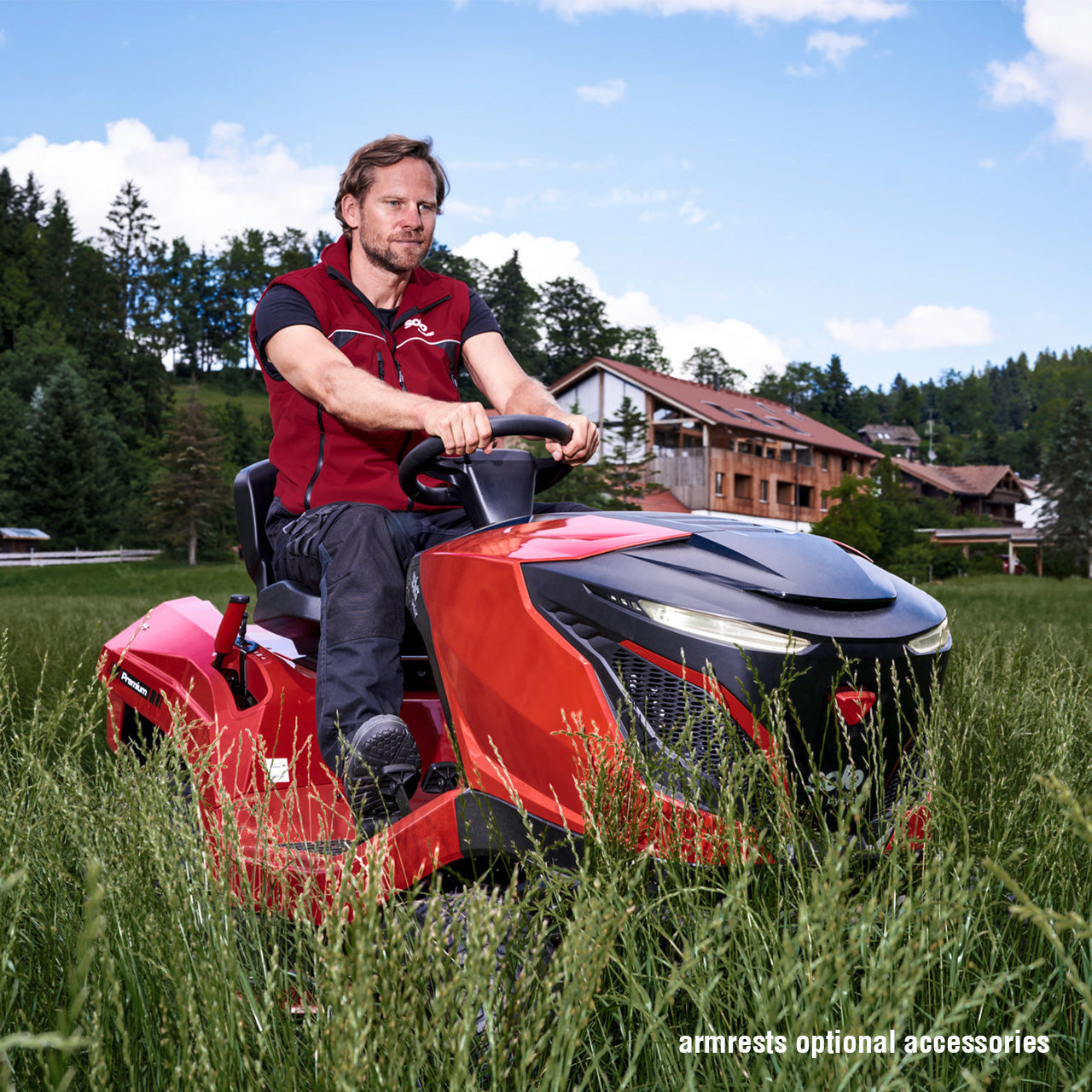 solo by AL-KO Premium T22-110.4 HDH-A V2 Petrol High Grass Mulching Lawn Tractor - Image 10