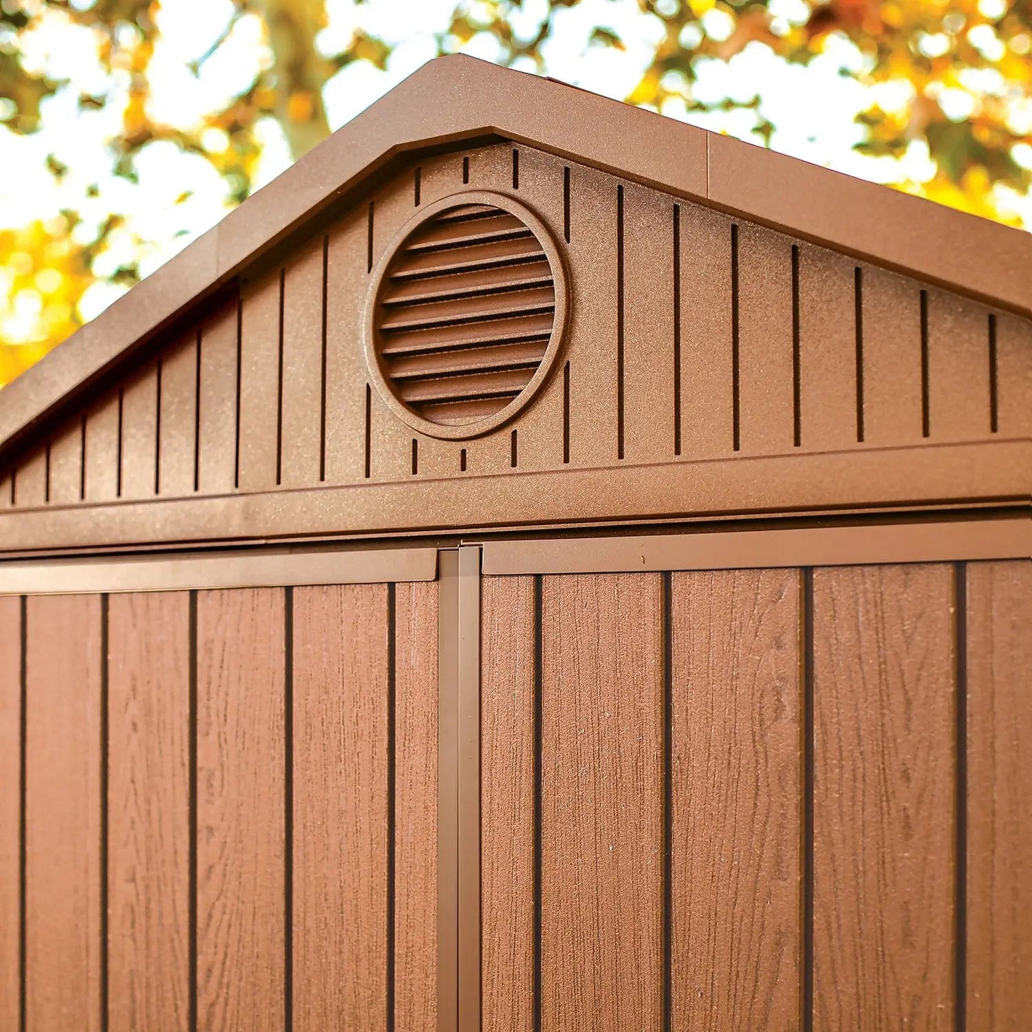 Keter Darwin 6x6 ft Apex 2 door Shed with floor & 1 window (Base included) - Image 6