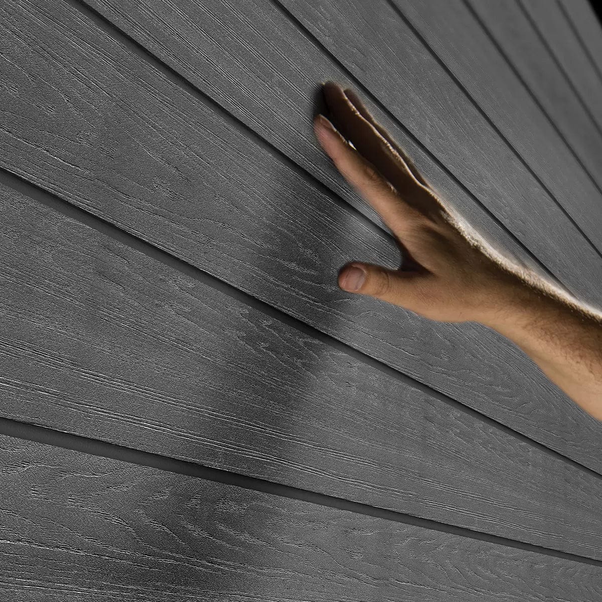 Keter 11’x7.5′ Newton Plus Side Entry Plastic Shed – Dark Grey - Image 5