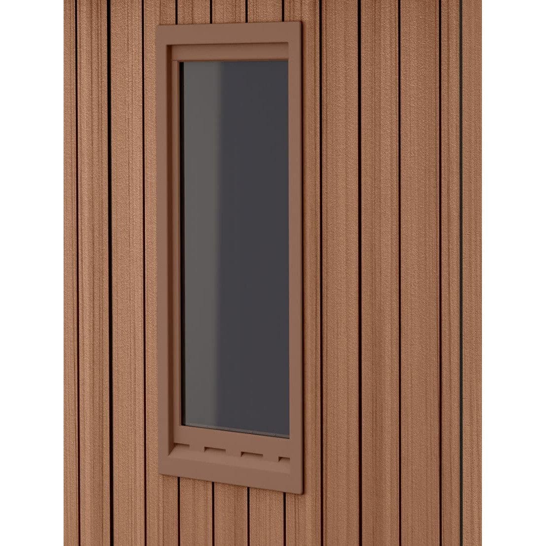 Keter 4’x6′ Darwin Heavy Duty Plastic Garden Shed – Brown - Image 7