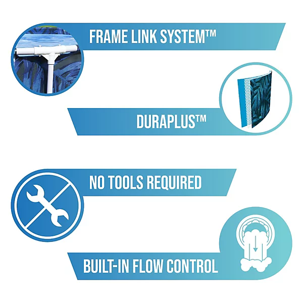 Bestway 10ft Steel Pro Swimming Pool Set, Family Above Ground Round Pool - Image 6