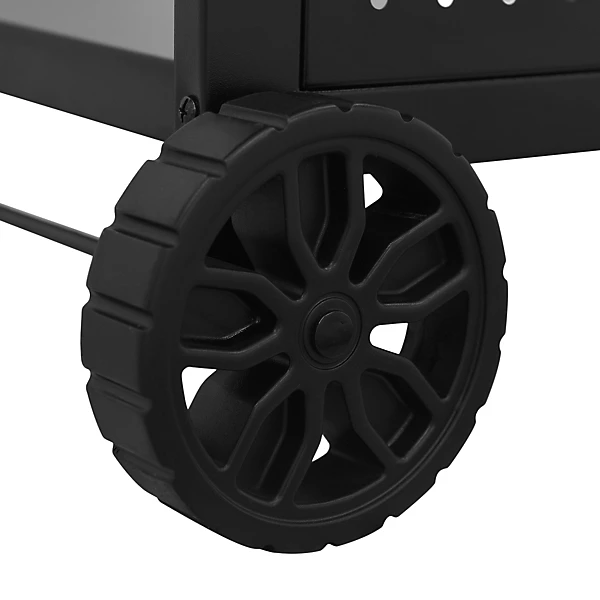 Black 2 burner Gas BBQ - Image 3