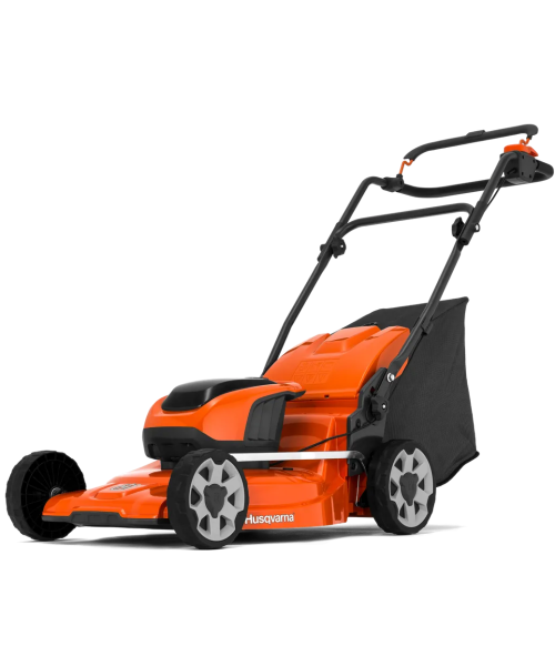Husqvarna LC 142iS Cordless Lawn Mower with battery and charger