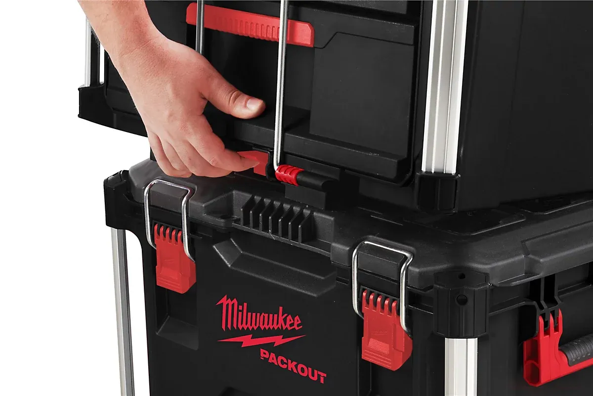 Milwaukee PACKOUT 2 Drawer Tool Box Organiser Stackable Tool Storage 4932472129 - Image 7
