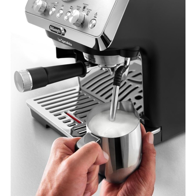 DeLonghi La Specialista Arte Compact Manual Bean to Cup Espresso Coffee Machine EC9155-MB - Image 7