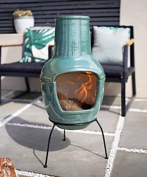 La Hacienda Trentham Clay Chiminea (H)82.2cm (W)38cm
